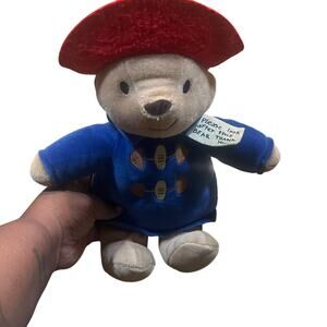 Paddington Bear Plush Toy Blue Coat Red Hat Classic Storybook Bear
